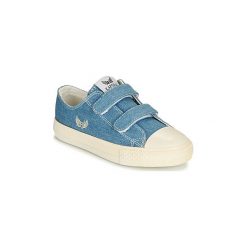Buty Dziecko Kaporal ROSY. Niebieskie trampki dziewczęce marki Kaporal, bez wzorów, bez zapięcia. Za 109,00 zł.