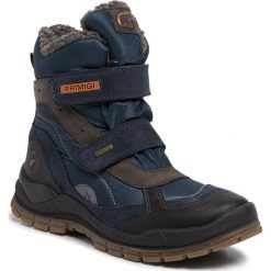 Śniegowce PRIMIGI - GORE-TEX 4395222 D Navy. Niebieskie śniegowce chłopięce Primigi, bez zapięcia, gore-tex. W wyprzedaży za 329,00 zł.