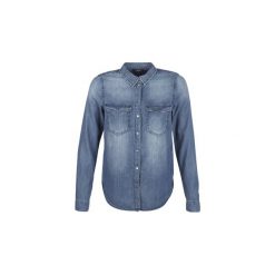 Koszule Vero Moda VMSAMMI. Niebieskie koszule damskie marki Vero Moda, s, bez wzorów, bez kołnierzyka, bez rękawów. Za 143,20 zł.