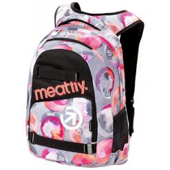 Meatfly Backpack Exile 3 Backpack F- Blossom Grey. Szare torebki klasyczne damskie marki Meatfly, bez wzorów, bez dodatków. W wyprzedaży za 151,00 zł.