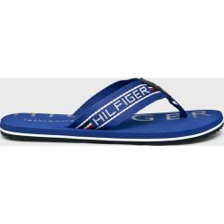 Tommy Hilfiger - Japonki. Szare kapcie męskie TOMMY HILFIGER, ze skóry. W wyprzedaży za 119,90 zł.