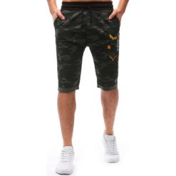 Spodenki i szorty męskie: Spodenki dresowe męskie woodland camo (sx0612)