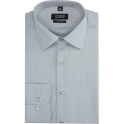 Koszula versone 2855 długi rękaw slim fit szary. Szare koszule męskie na spinki Recman, m, z długim rękawem. Za 139,00 zł.