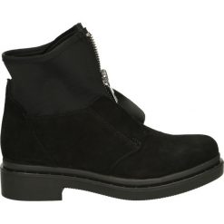 Botki - 88317 CAM NER. Czarne botki damskie skórzane Venezia. Za 249,00 zł.