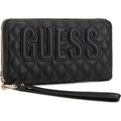 Duży portfel damski Guess Brielle (VL) Slg SWVL75 81460. Czarne portfele damskie Guess, z aplikacjami. W wyprzedaży za 229,00 zł.