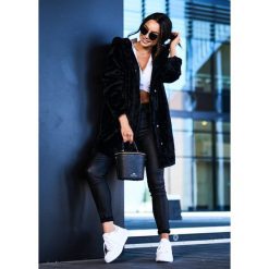 Charlotte Płaszcz Futro Premium Kolor Black XXL. Czarne płaszcze damskie LIGARI, s, bez wzorów, z poliesteru. Za 299,00 zł.