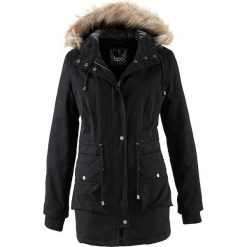 Kurtka z futerkiem bonprix czarny. Czarne kurtki damskie marki bonprix. Za 169,99 zł.