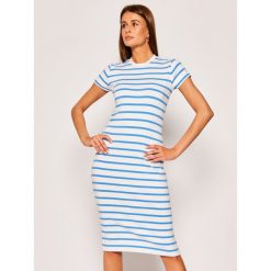 Sukienka dzianinowa Polo Ralph Lauren Pima 211795063002. Białe sukienki damskie Polo Ralph Lauren, m, bez wzorów, z elastanu, polo, bez rękawów. W wyprzedaży za 669,00 zł.