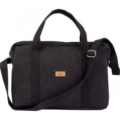 Torba na laptopa o wymiarach 14 i 16 cali - czarna. Czarne torby na laptopa me&BAGS, w paski, z tkaniny. Za 239,00 zł.