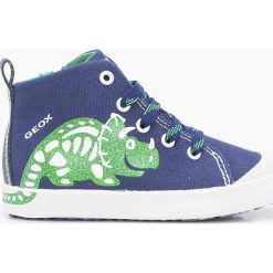 Geox - Trampki dziecięce. Szare buty chłopięce sportowe Geox, ze skóry, na sznurówki. W wyprzedaży za 199,90 zł.