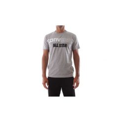 T-shirty z krótkim rękawem Converse 10008903 SS CREW BASKET. Szare t-shirty męskie Converse, s, bez wzorów, bez kołnierzyka, krótkie. Za 122,96 zł.
