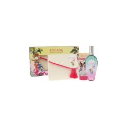 Kosmetyczki męskie: ESCADA Fiesta Carioca zestaw Edt 100 ml + Balsam do ciała 150 ml + Kosmetyczka dla kobiet