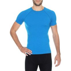 Brubeck Koszulka męska Merino Active Wool niebieska r. L (SS11710). Niebieskie t-shirty męskie marki Brubeck, m. Za 108,99 zł.