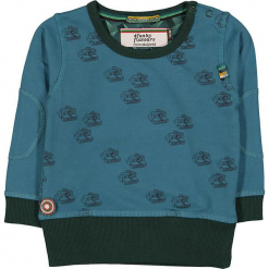 Bluza "Cameras And Rocks" w kolorze ciemnozielono-niebieskim. Niebieskie bluzy niemowlęce 4FunkyFlavours Kids. W wyprzedaży za 82,95 zł.