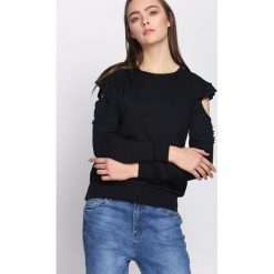 Granatowa Bluza Keep Calm. Niebieskie bluzy damskie Born2be, l. Za 39,99 zł.