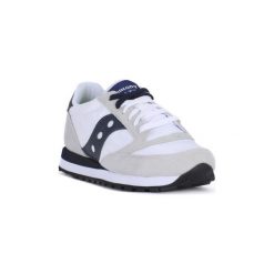 Buty Saucony JAZZ WHITE BLU. Białe trampki męskie Saucony, bez wzorów, bez zapięcia. Za 526,65 zł.
