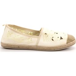 Żółte Zamszowe Espadryle VICES. Żółte espadryle damskie vices, bez wzorów, z zamszu, bez obcasa. W wyprzedaży za 89,00 zł.