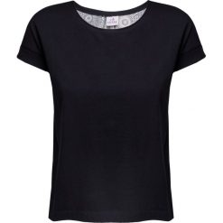 T-shirt DEHA EXPRESSION. Czarne bluzki damskie Deha, bez wzorów, z bawełny, z okrągłym kołnierzem, bez rękawów. W wyprzedaży za 96,00 zł.