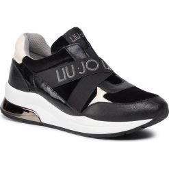 Sneakersy LIU JO - Karlie 1 469701 TX064 Black 22222. Czarne półbuty damskie Liu Jo, ze skóry ekologicznej. W wyprzedaży za 399,00 zł.