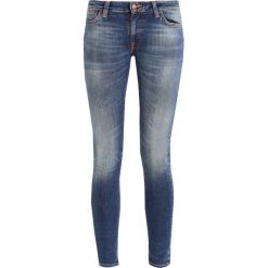 Nudie Jeans SKINNY LIN Jeans Skinny Fit sharp worn. Szare jeansy damskie marki Nudie Jeans, bez wzorów, z elastanu. W wyprzedaży za 463,20 zł.