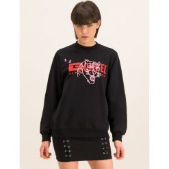 Bluza Diesel Ang 00SC3P 0IAJH. Czarne bluzy damskie Diesel, m, bez wzorów, z bawełny, bez rękawów, bez kaptura. Za 549,00 zł.