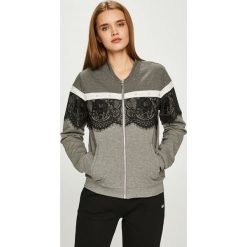 Liu Jo - Bluza. Szare bluzy damskie z kieszeniami marki Liu Jo, s, z elastanu, bez kaptura. W wyprzedaży za 359,90 zł.