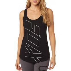 T-shirty damskie: FOX Koszulka Bez Rękawów Damska Precised S Czarny