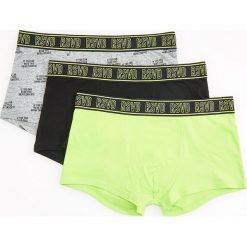 Bokserki 3 pack - Zielony. Zielone bokserki męskie Reserved, bez wzorów. Za 59,99 zł.