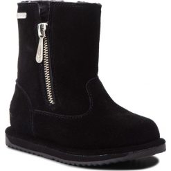 Buty EMU AUSTRALIA - Arden K11832 Black. Czarne kozaki dziewczęce marki EMU Australia, z wełny. W wyprzedaży za 279,00 zł.