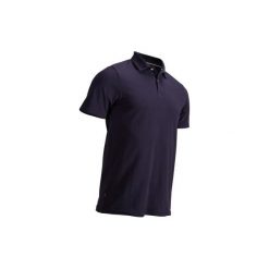 Koszulka polo do golfa 500 męska. Niebieskie koszulki polo męskie marki INESIS, xl, z bawełny. Za 39,99 zł.