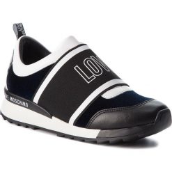 Sneakersy LOVE MOSCHINO - JA15032G16IF075B Blu. Niebieskie półbuty damskie Love Moschino, ze skóry ekologicznej. W wyprzedaży za 529,00 zł.