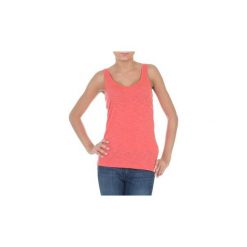 Topy na ramiączkach / T-shirty bez rękawów Wrangler Essential Tanks W7244GRHJ. Różowe bluzki damskie marki Wrangler, xs, bez wzorów, bez kołnierzyka, bez rękawów. Za 79,00 zł.