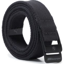 Pasek Męski PUMA - BMW M MSP Webbing Belt 053493 01 Anthracite. Czarne paski męskie Puma, w paski, z materiału. W wyprzedaży za 119,99 zł.