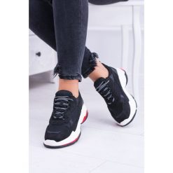Czarne Damskie Obuwie Sportowe Sponeto. Czarne buty sportowe damskie Tagless, bez wzorów, sportowe. Za 129,00 zł.