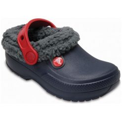 Crocs Sandały Classic Blitzen Iii Clog Navy State/Slate Grey, 24-25 (c8). Szare sandały chłopięce Crocs, z tkaniny, bez zapięcia. W wyprzedaży za 119,00 zł.