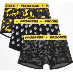 3 pack bokserek all over - Żółty. Żółte bokserki męskie Cropp. Za 59,99 zł.