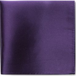 Poszetka jedwabna POFR001156. Fioletowe poszetki męskie Giacomo Conti, bez wzorów, z jedwabiu, eleganckie. Za 79,00 zł.