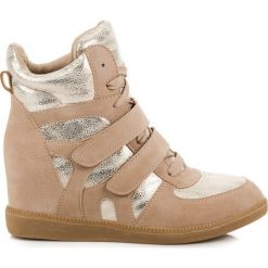 Trampki damskie slip on: Trampki sneakersy KAIA