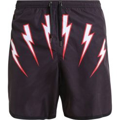Kąpielówki męskie: Neil Barrett THUNDERVOLT 1 SWIMWEAR Szorty kąpielowe black/white/red