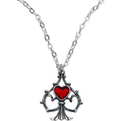 Naszyjniki damskie: Alchemy Gothic Lucky In Love Naszyjnik srebrny