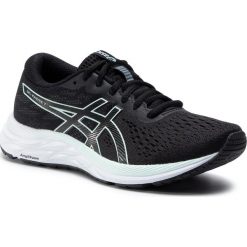 Buty ASICS - Gel-Excite 7 1012A562 Black/Bio Mint. Czarne buty sportowe damskie Asics, bez wzorów, z tworzywa sztucznego, sportowe, do biegania. Za 339,00 zł.