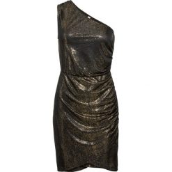 Sukienka imprezowa bonprix złoty. Sukienki damskie bonprix. Za 49,99 zł.
