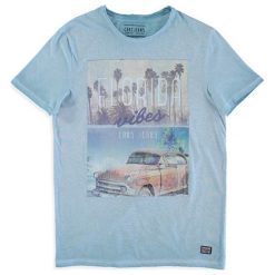 Cars-Jeans Męski T-Shirt Vibes 4125771 Greyblue (Rozmiar M). Niebieskie t-shirty męskie marki Cars Jeans, m, z bawełny. W wyprzedaży za 69,00 zł.