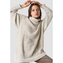 Golfy damskie: Trendyol Sweter Polo Knitted - Beige
