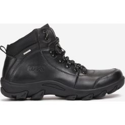 Czarne Skórzane Buty Trekkingowe Lynnnore. Czarne buty trekkingowe męskie Born2be, bez zapięcia. Za 239,99 zł.