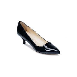 Czółenka Paco Gil LEATHER SOLE. Czarne czółenka damskie marki Paco Gil, bez wzorów, bez obcasa. Za 551,20 zł.