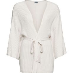 Sweter wiązany kimono bonprix beżowy melanż. Brązowe swetry klasyczne damskie bonprix. Za 59,99 zł.