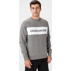 Calvin Klein Bluza Szary. Szare bluzy męskie Calvin Klein, xxl, z haftami, z bawełny, bez kołnierzyka, bez rękawów, bez kaptura. Za 497,95 zł.