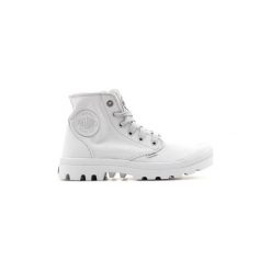 Buty Palladium Mono Chrome 73089-029-M. Szare trampki i tenisówki damskie marki Palladium, bez wzorów, bez zapięcia. Za 209,30 zł.