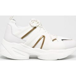 Liu Jo - Buty. Białe buty sportowe damskie Liu Jo, bez wzorów, ze skóry, sportowe. W wyprzedaży za 379,90 zł.